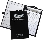 Cover: tachikara game plan dry erase volleyball clipboards, black/white