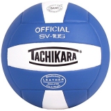 Cover: tachikara institutional quality composite volleyball, royal-white