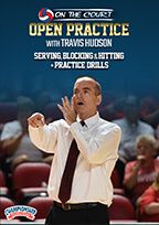 Cover: travis hudson: serving, blocking, & hitting + practice drills